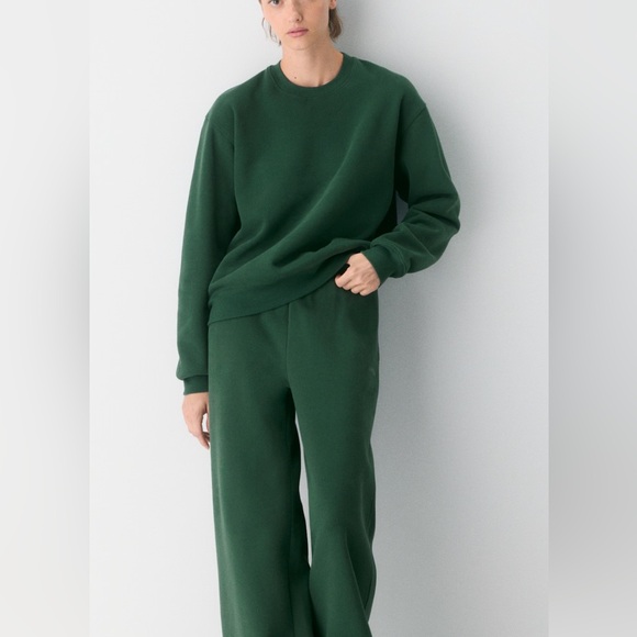 Aritzia Other - Aritzia Campus Green Crewneck Sweatshirt and Jogger Set